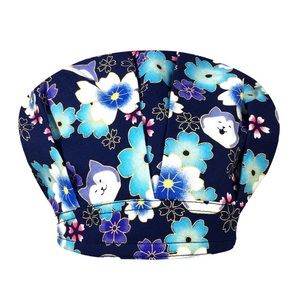 Scrub Hats accommodate long hair